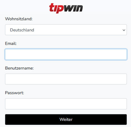 Tipwin Registration